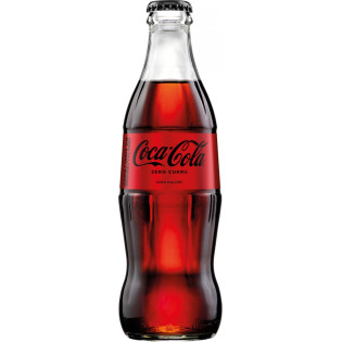 Coca-Cola Zero, butelka szklana, 0,33l