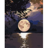 Malowanie po numerach BRUSHME, 40x50 cm, zachód słońca, 1 szt., w pudełku