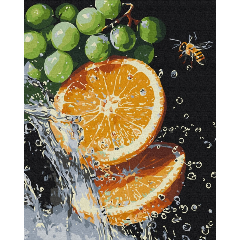 Malowanie po numerach BRUSHME, 40x50 cm, soczysta kombinacja, 1 szt., w pudełku