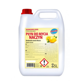Płyn do mycia naczyń PUCEK, cytrynowy, 5l