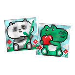 Diamentowa mozaika na magnesie IDEYKA, 9x9 cm, kids, dziwne rozkosze, 2 szt.