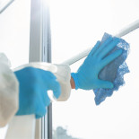 Rękawice nitrylowe bezpudrowe CLARA, 100 szt., rozmiar L, niebieskie