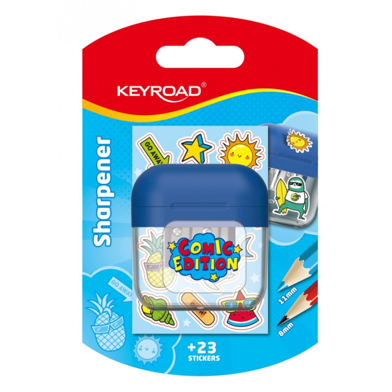 Temperówka KEYROAD, podwójna, blister