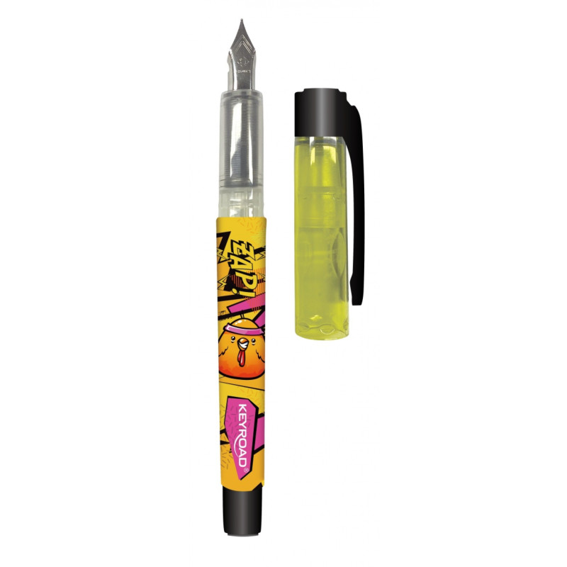 Pióro wieczne KEYROAD, 2 naboje, blister, mix kolorów