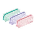 Piórnik KEYROAD Marble-Air, 19,5x8,5x4,5 cm, wzór marmurka, mix kolorów