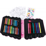 Zestaw artystyczny dla dzieci KEYROAD, 54 elementy, pudełko z rączką, motyl