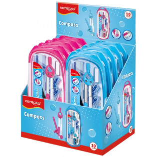 Zestaw geometryczny KEYROAD, 9 elementów, display, mix kolorów