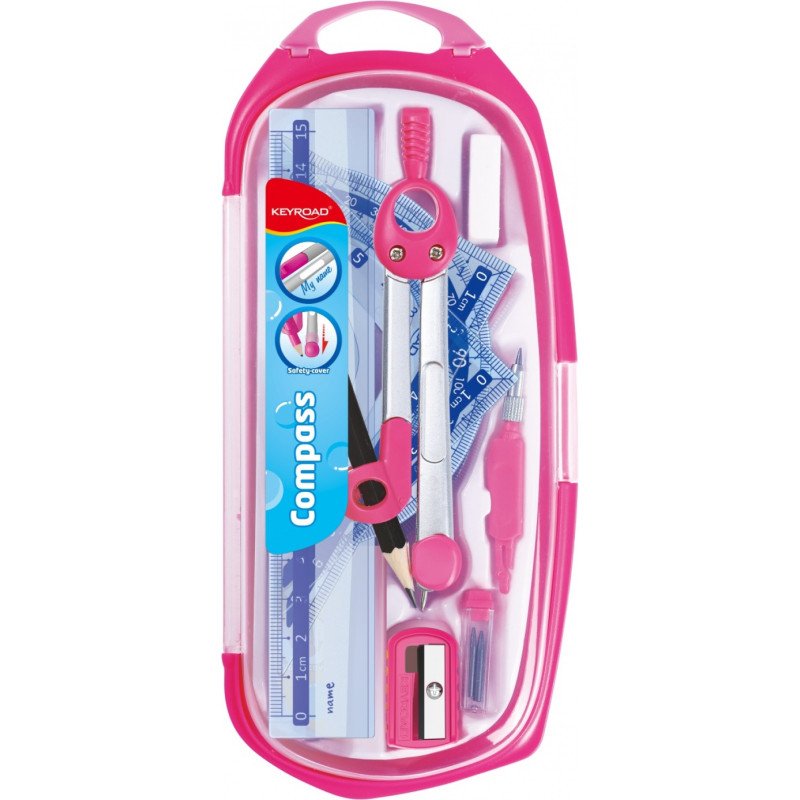 Zestaw geometryczny KEYROAD, 9 elementów, display, mix kolorów