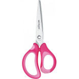 Nożyczki dziecięce KEYROAD, 15,5 cm, miękki uchwyt, blister, mix kolorów