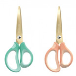 Nożyczki KEYROAD Metallic, powłoka tytanowa, 15,5 cm, display, mix kolorów