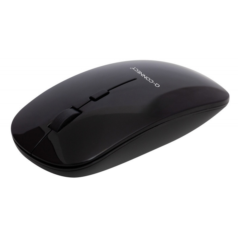 Myszka komputerowa Q-CONNECT, bezprzewodowa, 4-przyciskowa, czarna