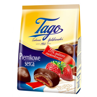 Piernik TAGO, truskawka, 160g