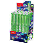 Długopis wymazywalny KEYROAD Luminious, fluorescencyjny, 0,7mm, display, zielony