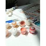 Malowanie po numerach BRUSHME, 40x50 cm, tęczowy kameleon, 1 szt., w pudełku