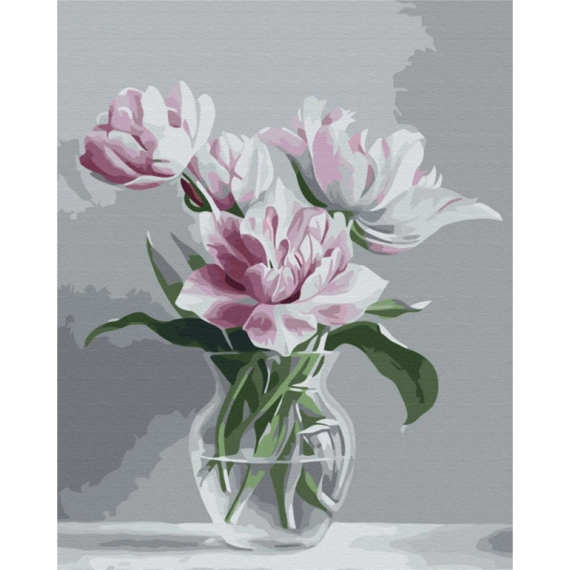 Malowanie po numerach BRUSHME, 40x50 cm, wazon czułości, 1 szt., w pudełku