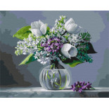 Malowanie po numerach BRUSHME, 40x50 cm, wiosenna radość, 1 szt., w pudełku