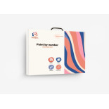 Malowanie po numerach BRUSHME, 40x50 cm, gold, szmaragdowa sowa, 1 szt., w pudełku