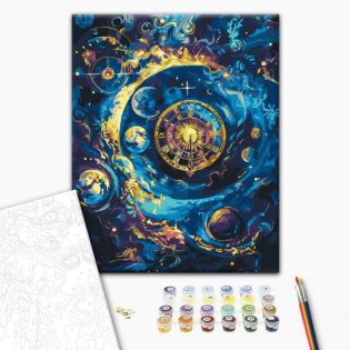 Malowanie po numerach BRUSHME, 40x50 cm, wieczność, 1 szt., w pudełku