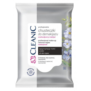 Chusteczki do demakijażu CLEANIC, profesjonalne, 10 szt.