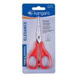 Nożyczki klasyczne KANGARO, 13 cm, blister, mix kolorów
