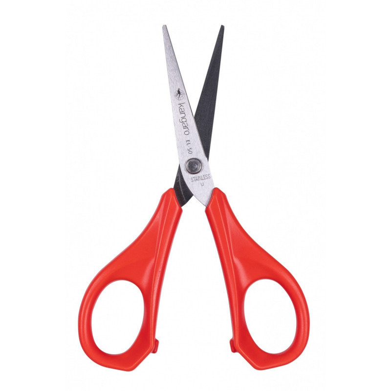 Nożyczki klasyczne KANGARO, 13 cm, blister, mix kolorów