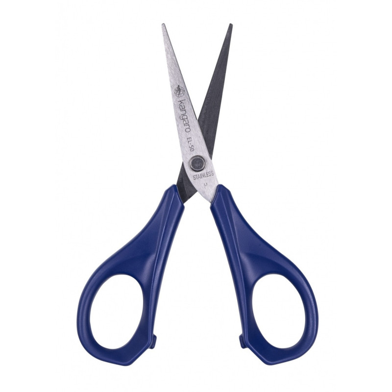 Nożyczki klasyczne KANGARO, 13 cm, blister, mix kolorów