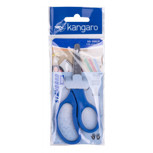 Nożyczki dziecięce KANGARO, 12,6cm, blister, mix kolorów