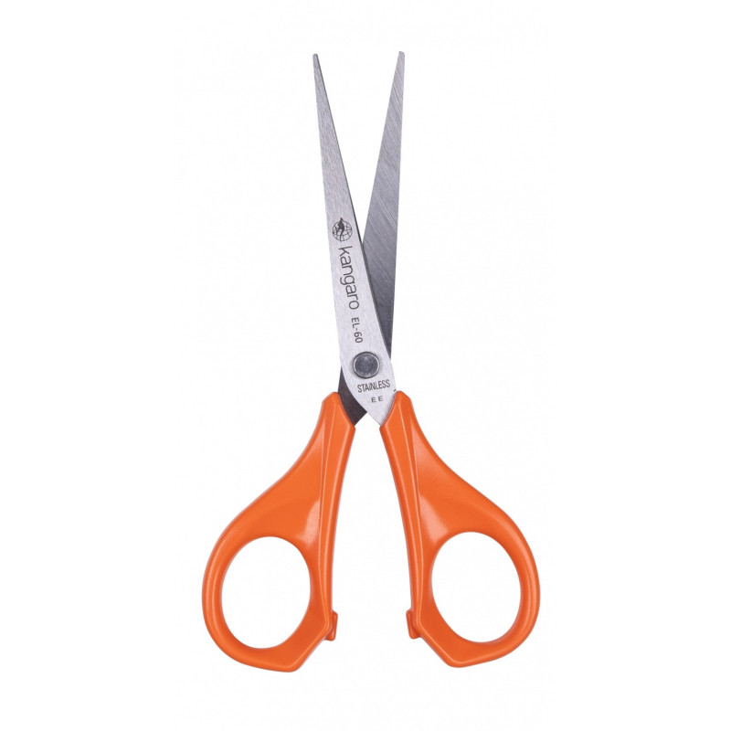 Nożyczki biurowe KANGARO, 15 cm, blister, mix kolorów