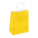 Torebka na prezenty DONAU HOME, papierowa, 18x23x10cm, całoroczna, jednolita, mix kolorów