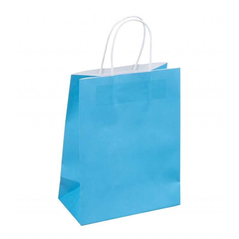 Torebka na prezenty DONAU HOME, papierowa, 18x23x10cm, całoroczna, jednolita, mix kolorów