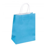 Torebka na prezenty DONAU HOME, papierowa, 18x23x10cm, całoroczna, jednolita, mix kolorów