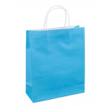 Torebka na prezenty DONAU HOME, papierowa, 25x30x10cm, całoroczna, jednolita, mix kolorów