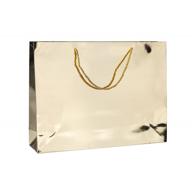 Torebka na prezenty DONAU HOME, laminowana, 40x30x10cm, całoroczna, z rączką, mix kolorów