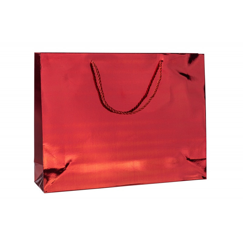 Torebka na prezenty DONAU HOME, laminowana, 40x30x10cm, całoroczna, z rączką, mix kolorów