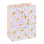 Torebka na prezenty DONAU HOME, laminowana, 18x23x10cm, całoroczna, sznurek, mix wzorów