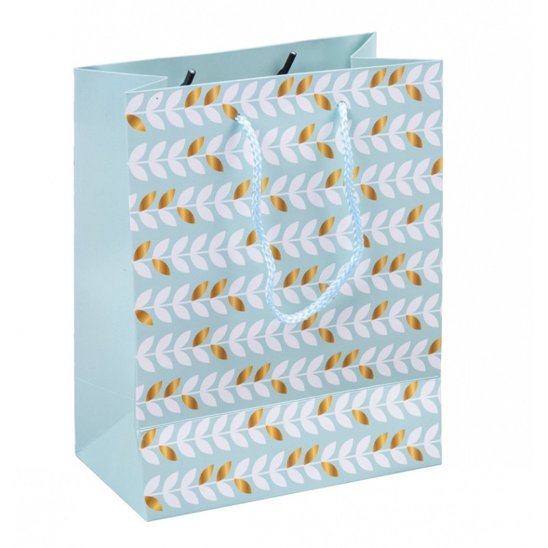 Torebka na prezenty DONAU HOME, laminowana, 18x23x10cm, całoroczna, sznurek, mix wzorów