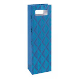 Torebka na alkohol DONAU HOME, laminowana, 12x41,5x8cm, całoroczna, z rączką, mix wzorów