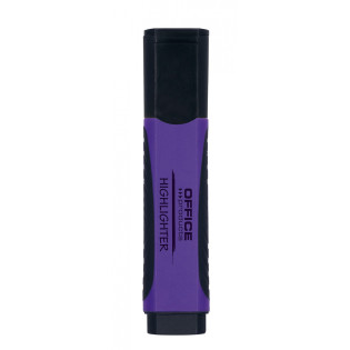 Zakreślacz OFFICE PRODUCTS z gumowym uchwytem, 2-5mm, fioletowy