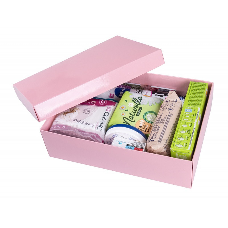 Zestaw higieniczny dla kobiet DONAU HOME, w pudełku, różowy