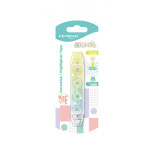 Korektor i zakreślacz w taśmie KEYROAD Jelly Gel, blister