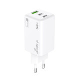 Ładowarka MEDIARANGE 100W, szybkie ładowanie, 2xUSB-C + 1xUSB-A, biały