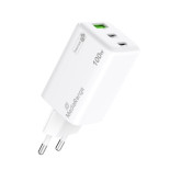 Ładowarka MEDIARANGE 100W, szybkie ładowanie, 2xUSB-C + 1xUSB-A, biały
