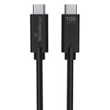Kabel USB-C MEDIARANGE, 100W max, USB 3.1, 1,2m, czarny