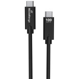 Kabel USB-C MEDIARANGE, 100W max, USB 3.1, 1,2m, czarny