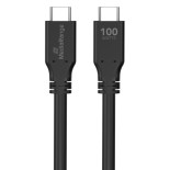 Kabel USB-C MEDIARANGE, 100W max, USB 3.2, 3m, czarny