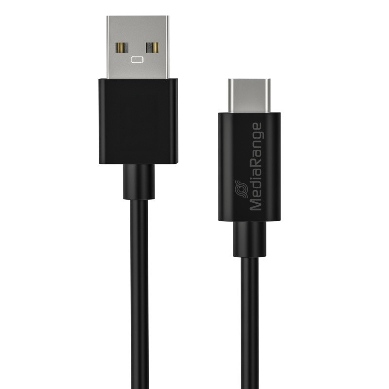 Kabel USB-C MEDIARANGE, USB 3.0, 1,2m, czarny
