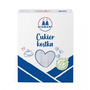 Cukier biały DIAMANT, w kostkach, 0,5 kg