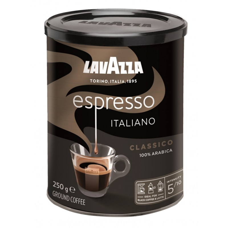 Kawa LAVAZZA ESPRESSO ITALIANO CLASSICO, mielona, w puszce, 250 g