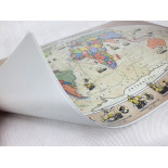 Podkładka na biurko GŁOWALA, mapa z trasami odkrywców, 58x38cm