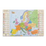 Podkładka na biurko GŁOWALA, mapa polityczna Europy, 58x38cm